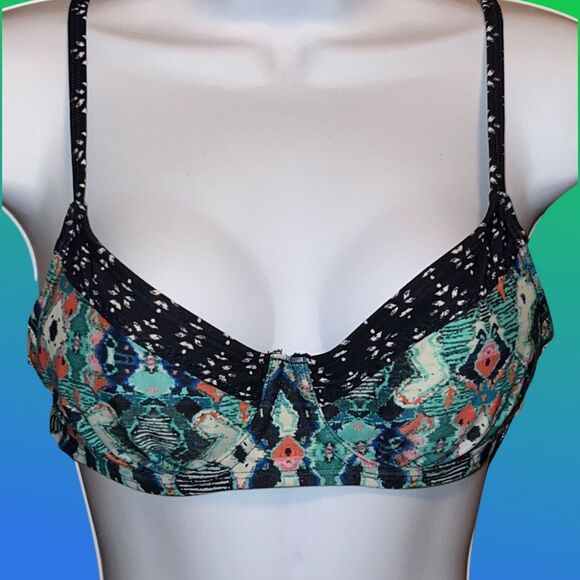 Athleta Multi Colored Bikini Top Size 32 B/C - Picture 2 of 5